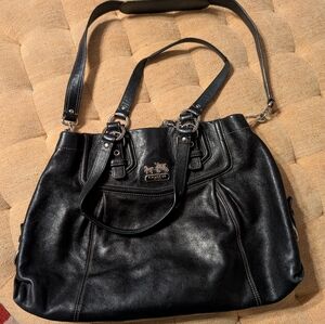 Coach Black Leather Bag